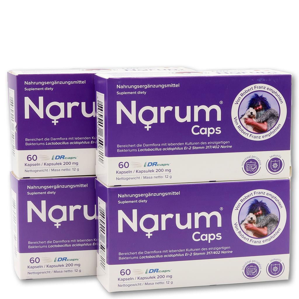 4er-SET: Narum Caps - 4 Packungen (7583759040769)