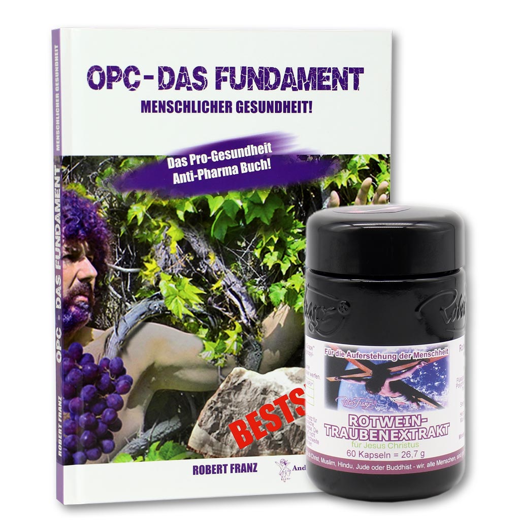 SET: Rotweintraubenextrakt + OPC-Buch (7775490310401)
